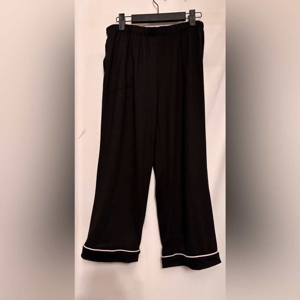 Elegant Black Wide Leg High-Waisted Pants